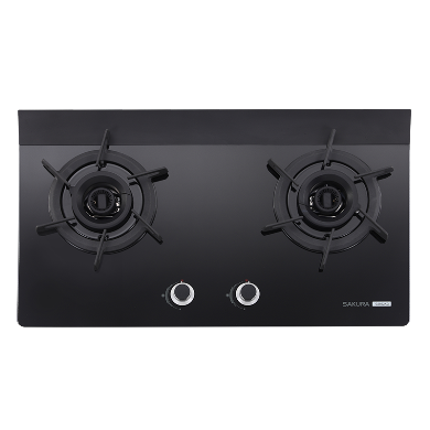 二口雙炫火玻璃檯面爐