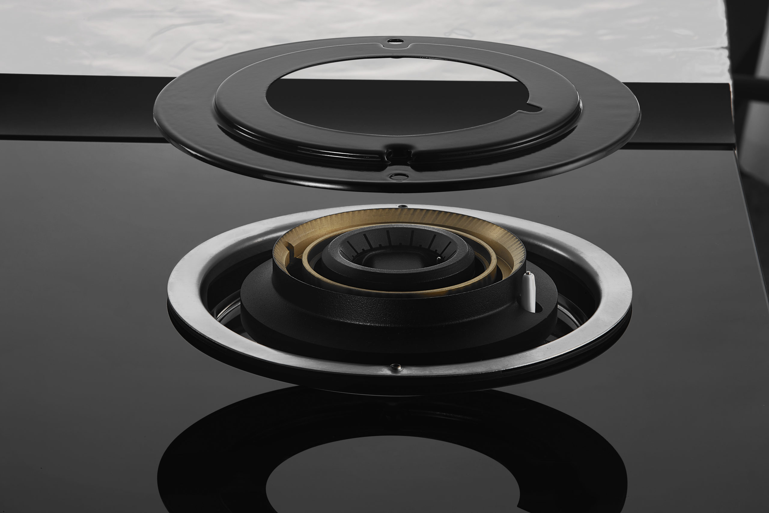 G2922AG二口雙炫火玻璃檯面爐:圖片 2