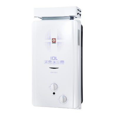 櫻花牌｜10L抗風型屋外傳統熱水器