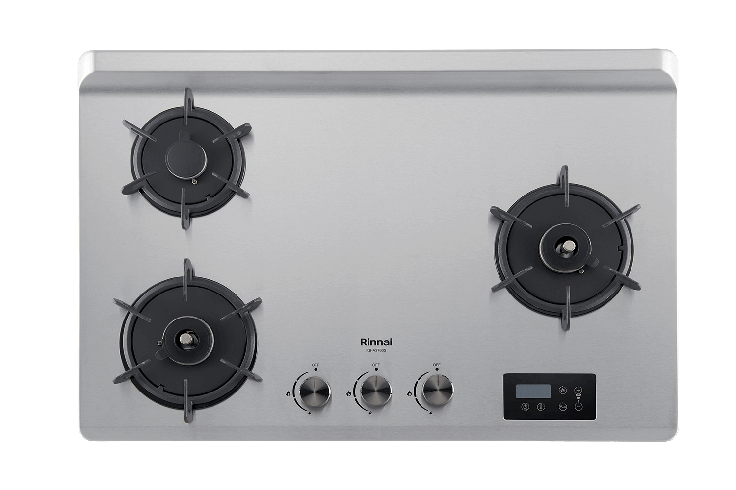 RB-A3760S(R)緻溫系列 檯面式緻溫不銹鋼三口爐:圖片 3