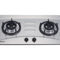 RB-H201S防漏系列 檯面式防漏不銹鋼雙口爐