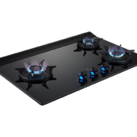 RB-L3710G(BL)彩焱系列 檯面式彩焱玻璃三口爐