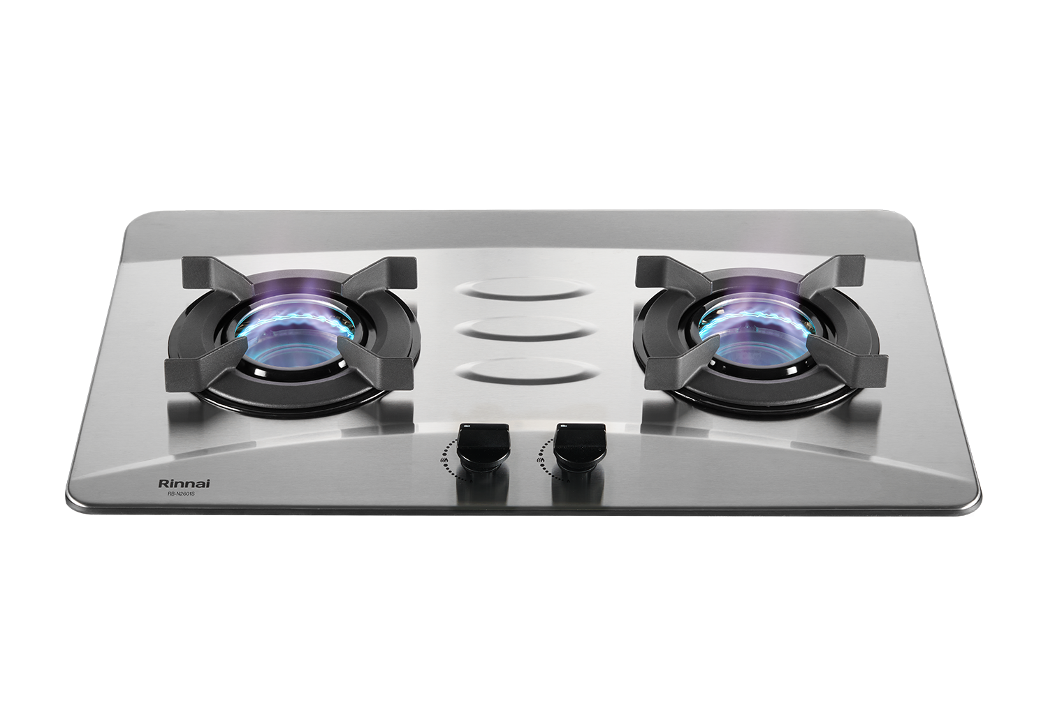 RB-N2601S內焰系列 檯面式內焰不銹鋼雙口爐:圖片 2