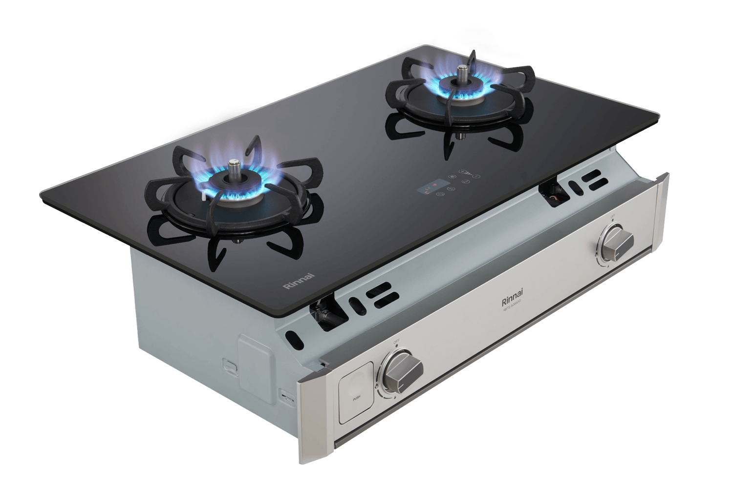 RBTS-A2660G(B)緻溫系列 嵌入式緻溫玻璃雙口爐:圖片 2