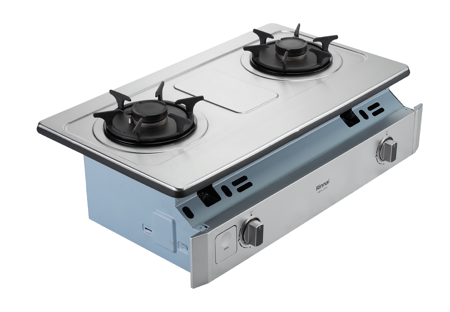 RBTS-L260S彩焱系列 嵌入式彩焱不銹鋼雙口爐:圖片 2